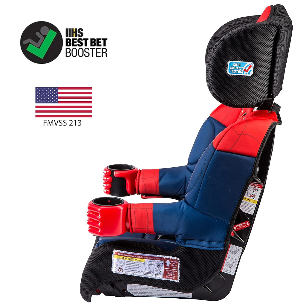 2026 KidsEmbrace Marvel Spider-Man 2-in-1 Forward-Facing Booster Car Seat LATCH | 5-Point Harness Booster 22-65lbs converts to Belt-Positioning Booster 40-100lbs | Adjustable