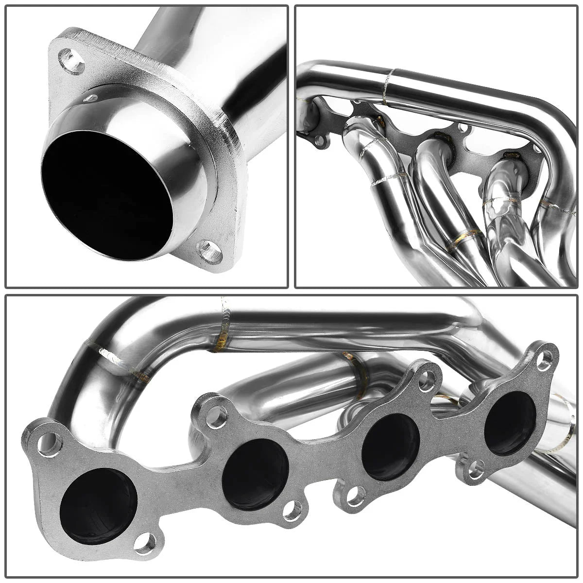 11-16 Ford Mustang 5.0L 4-1 Long Tube Exhaust Headers - Stainless Steel