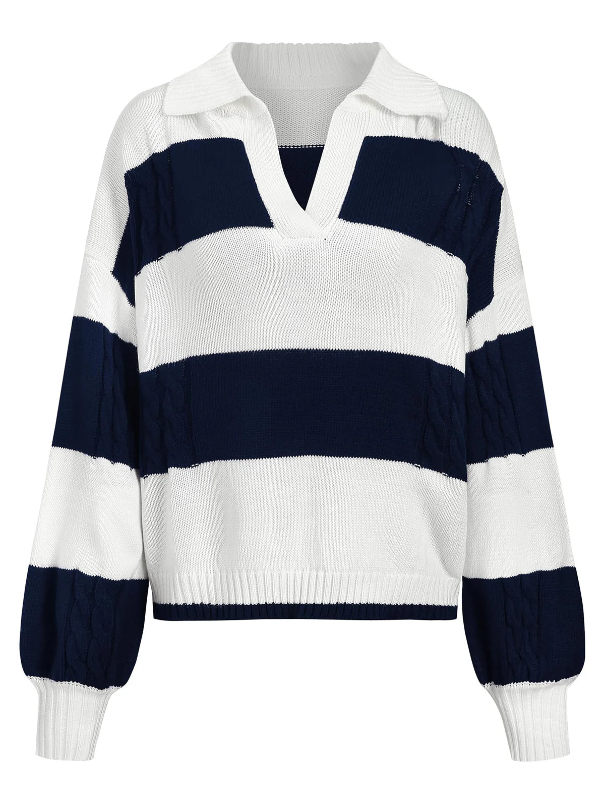 2026 Striped Long-Sleeve Jumper