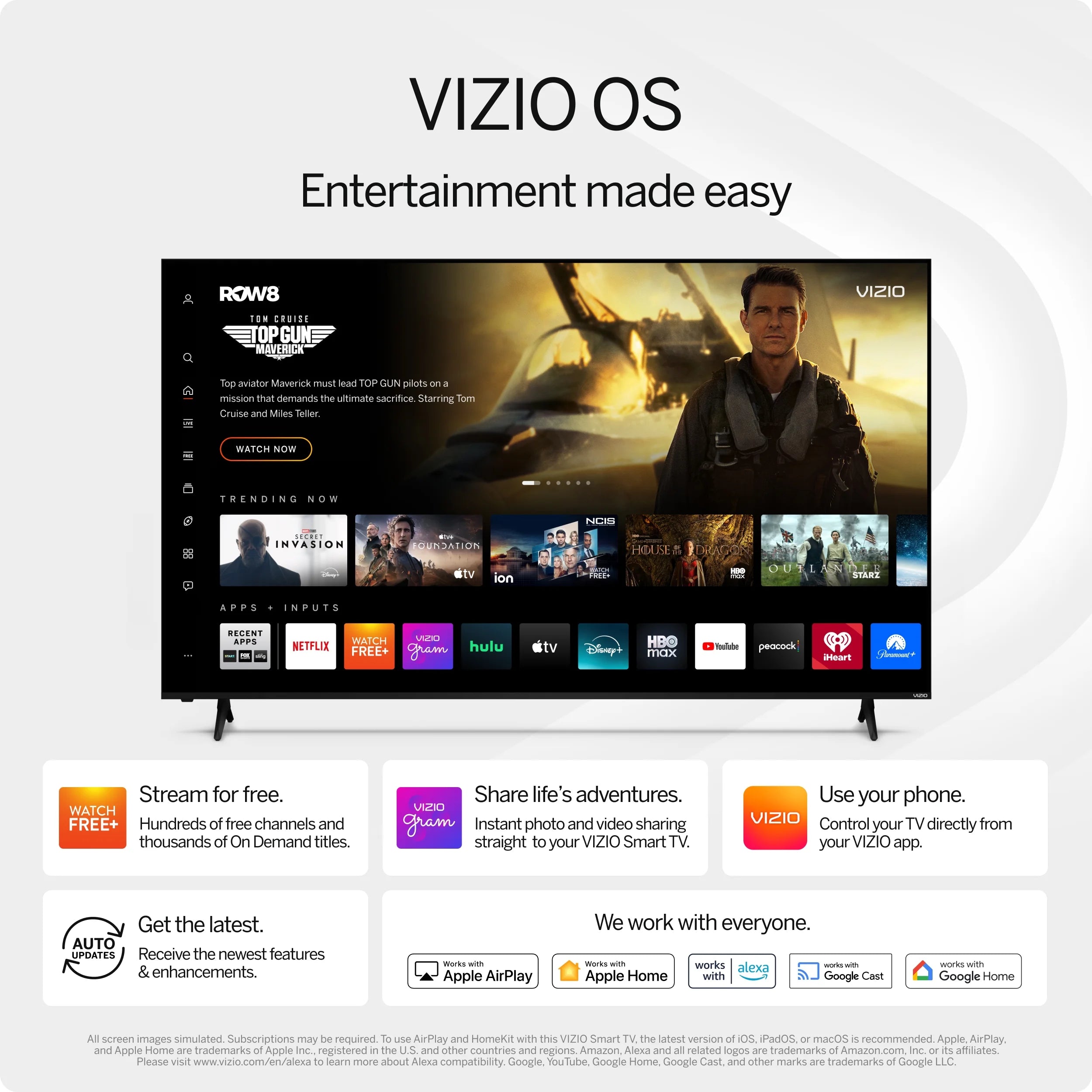 2026 VIZIO 50" Class 4K UHD LED HDR Smart TV (V4K50M-08)