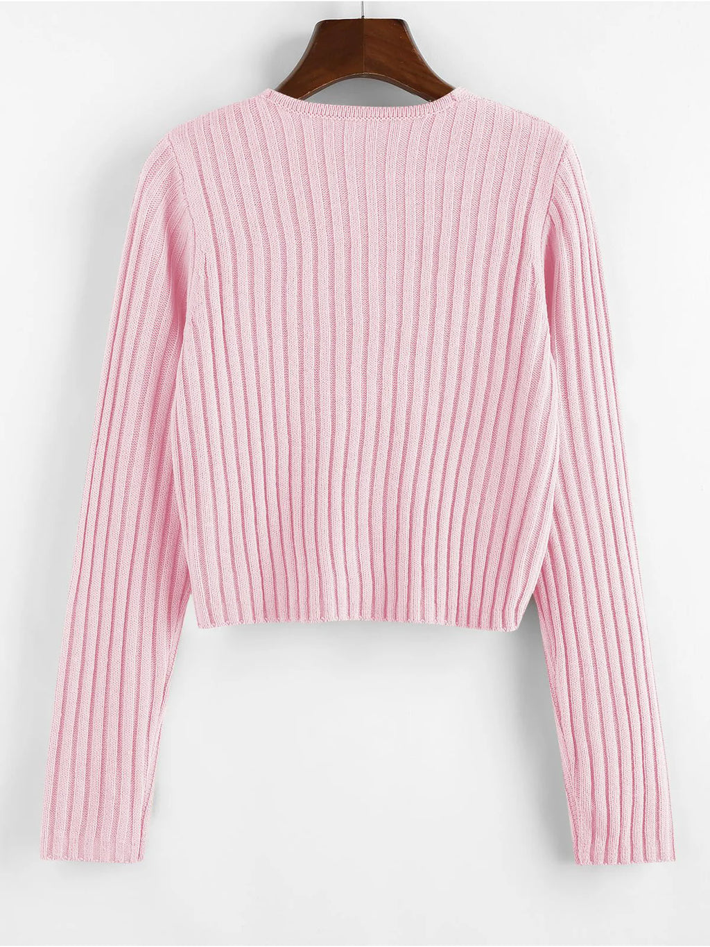 2026 Ribbed Button Cardigan