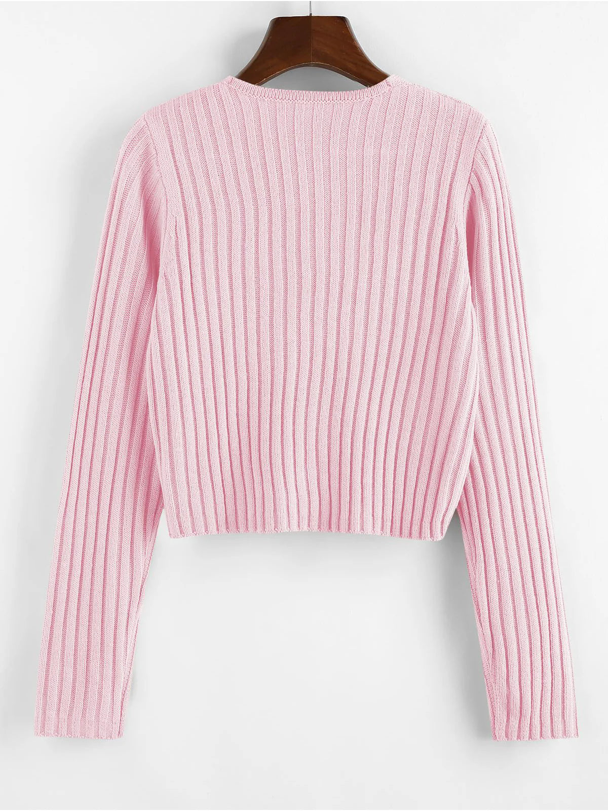 2026 Ribbed Button Cardigan