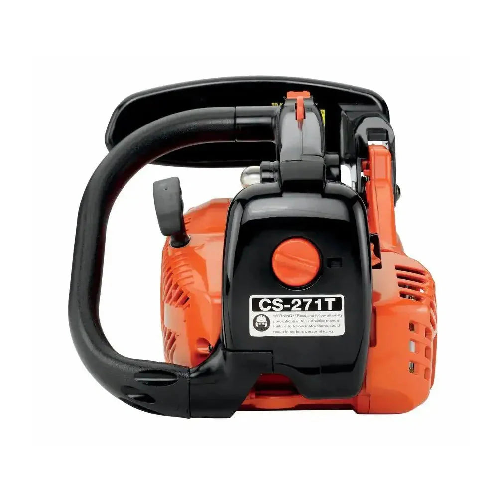 2026 12-inch (30.5 cm) petrol two-stroke chainsaw with 26.9 cm³ displacement and top handle