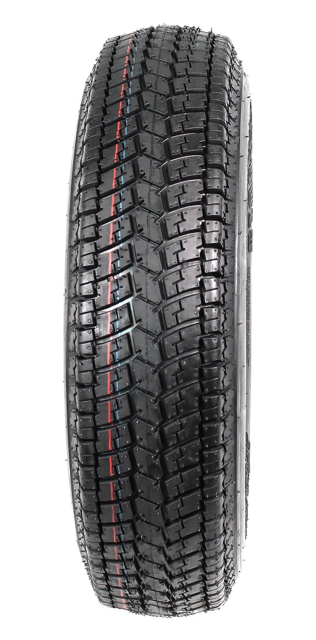 2026 2-pack trailer tires and rims ST175/80D13 175/80 13 B78-13 LRC 5-hole white spoked wheel