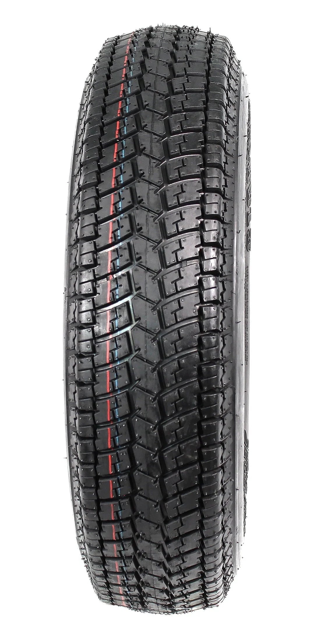 2026 2-pack trailer tires and rims ST175/80D13 175/80 13 B78-13 LRC 5-hole white spoked wheel
