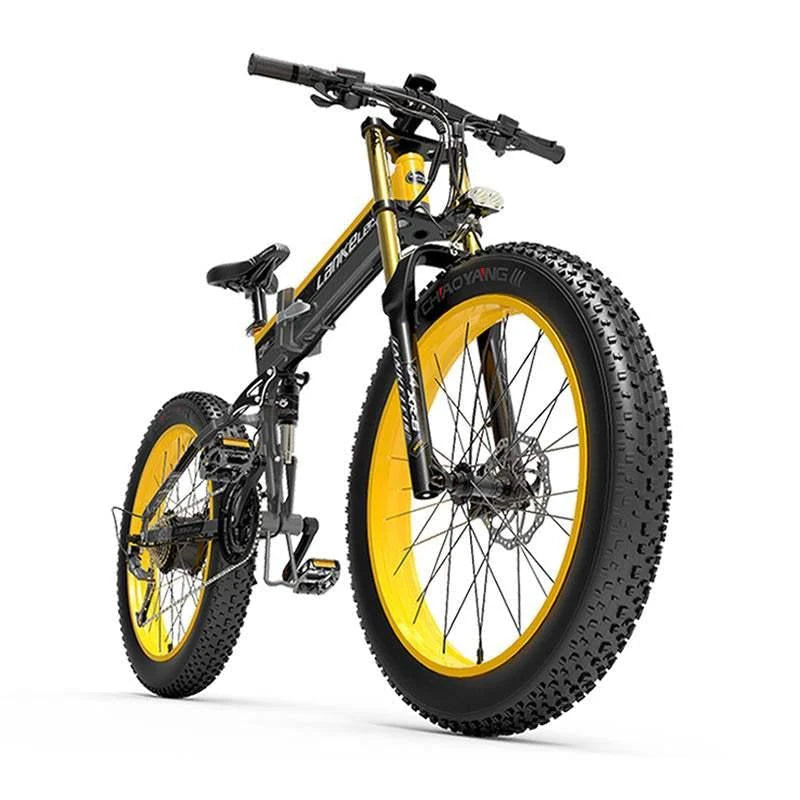 2026 Lankeleisi XT750 Plus 1000W 26" Fatbike Dual Crown Fork Foldable E-Mountain Bike 17.5Ah