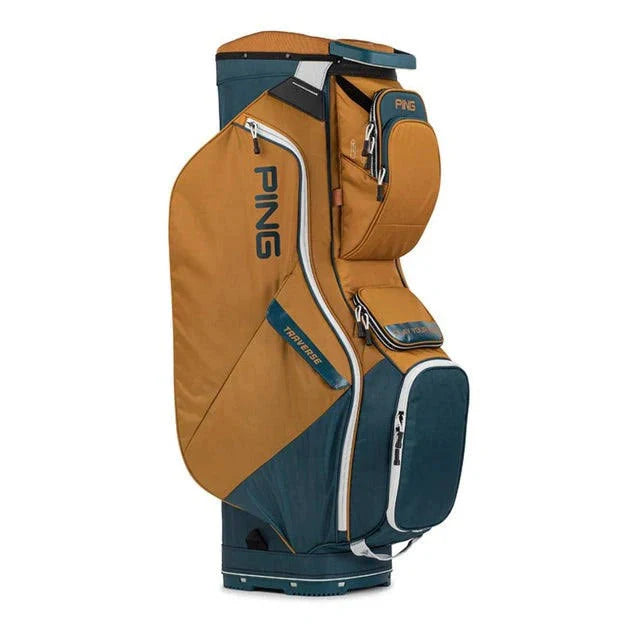2026 Ping Traverse Cart Bag - Black White