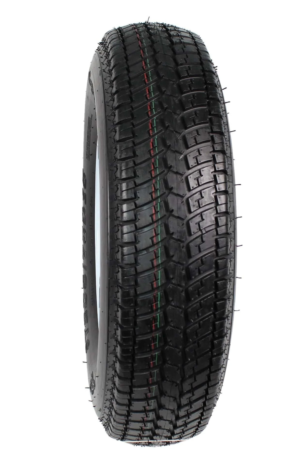 2026 2-pack trailer tires on rim ST205/75D15 205/75 D 15 inch LRC 5-hole white spokes  1