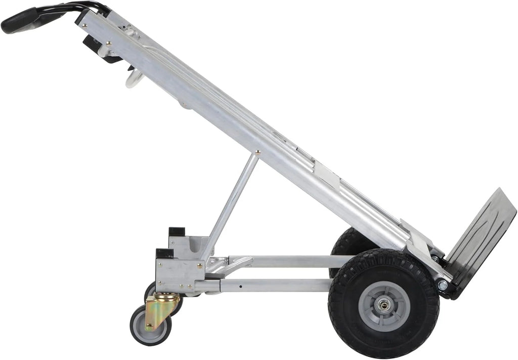 2026 4-in-1 folding hand truck with puncture-proof wheels