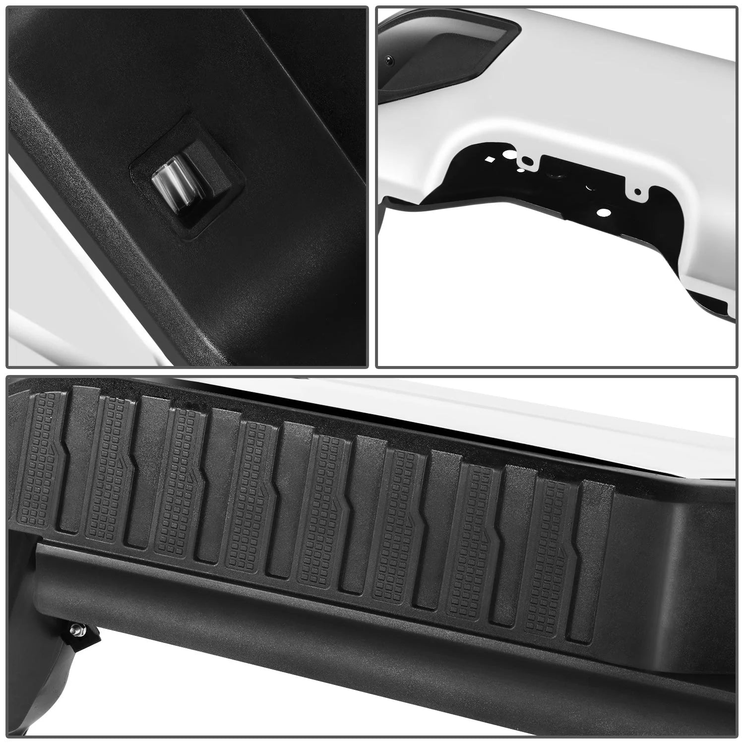Rear Steel Bumper w/ Exhaust Cutouts  19-23 Chevy/GMC Silverado Sierra 1500