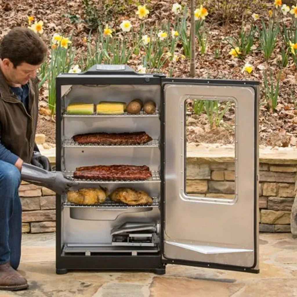 2026 Masterbuilt 40-inch Bluetooth Digital Electric Smoker made of stainless steel