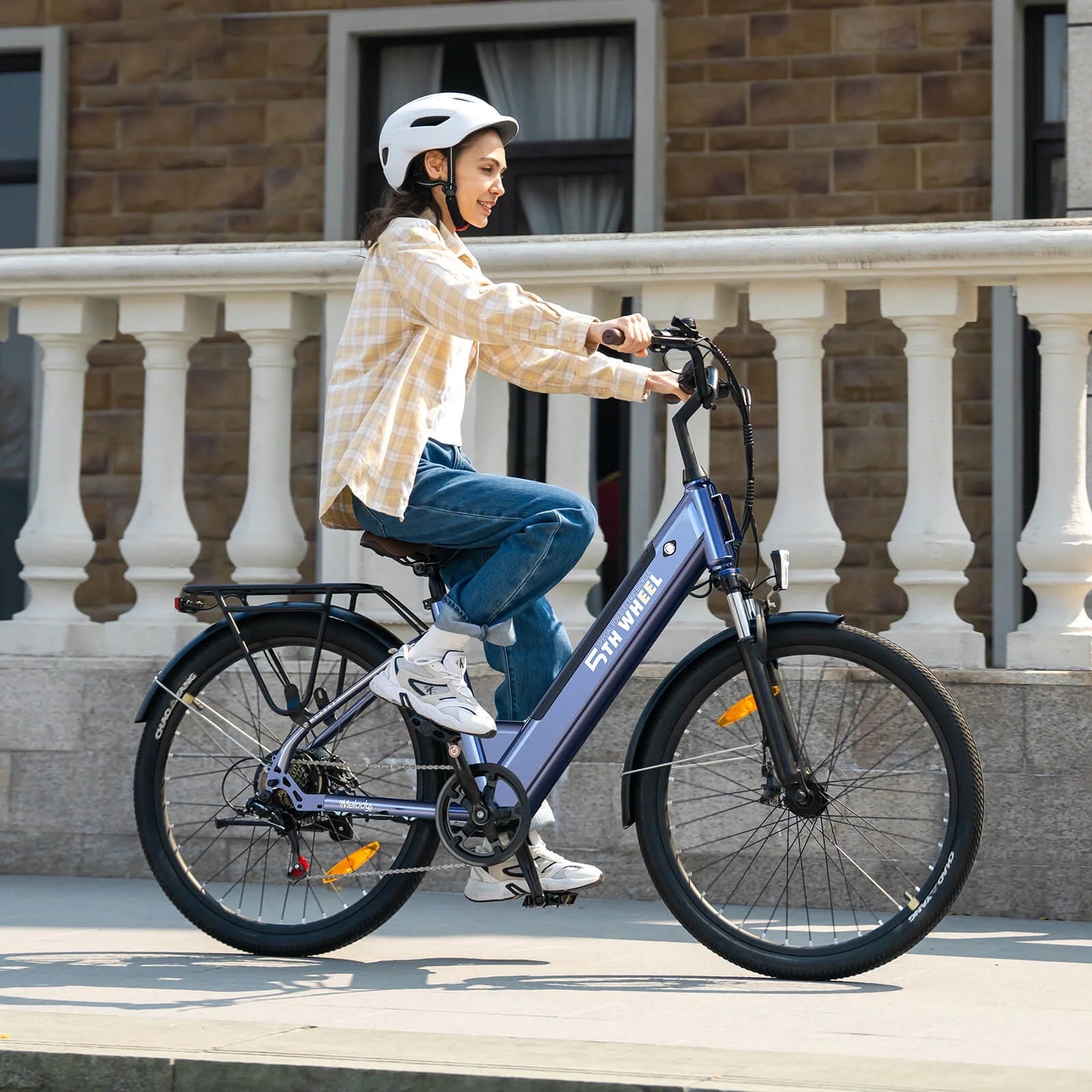 2026 5TH WHEEL Electric Bike for Adult with 350W Motor, W18B 26" EBike with 36V 10.4Ah Removable Battery Ebike, Electric Bicycle with 7 Speed, UL2849