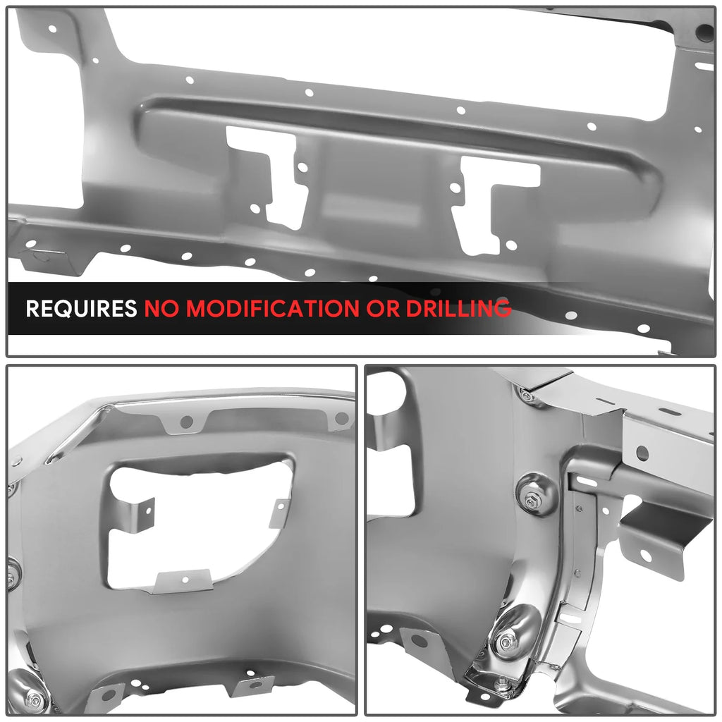 Modular Style Front Bumper w/o Parking Sensor Holes 15-19 GMC Sierra 2500 3500 HD