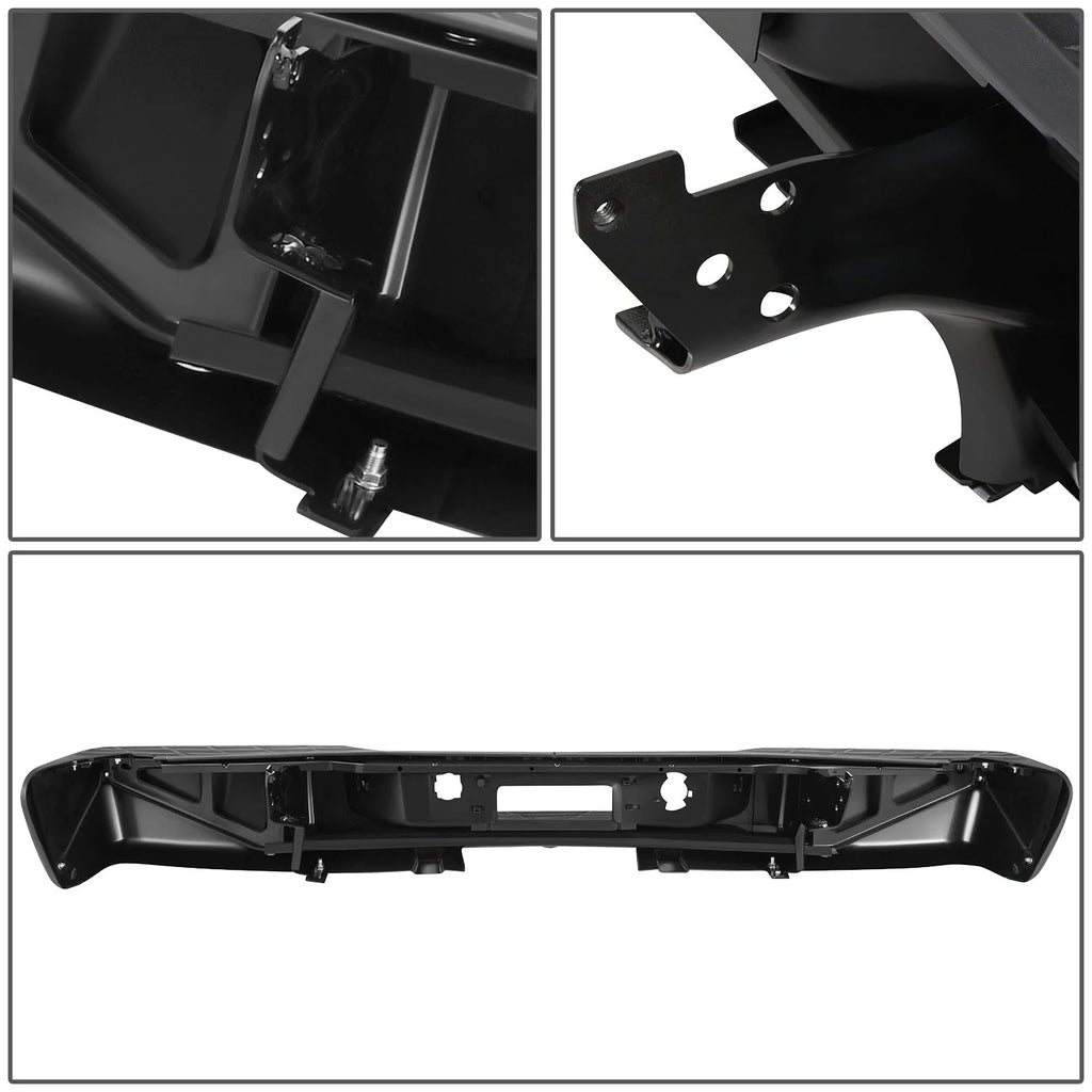 Rear Bumper w/o Parking Sensor Holes  07-13 Chevy/GMC Silverado Sierra 1500