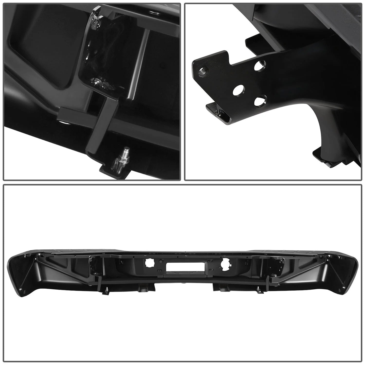 Rear Bumper w/o Parking Sensor Holes  07-13 Chevy/GMC Silverado Sierra 1500