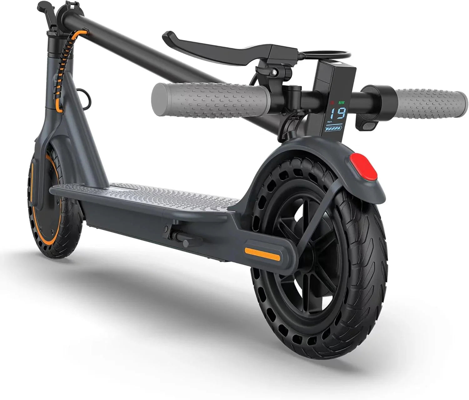 2026 Electric scooter, 350W/500W powerful motor, 8.5"/10" solid rubber tires, 19/22 mph, 28/21/12 mile range, dual brakes
