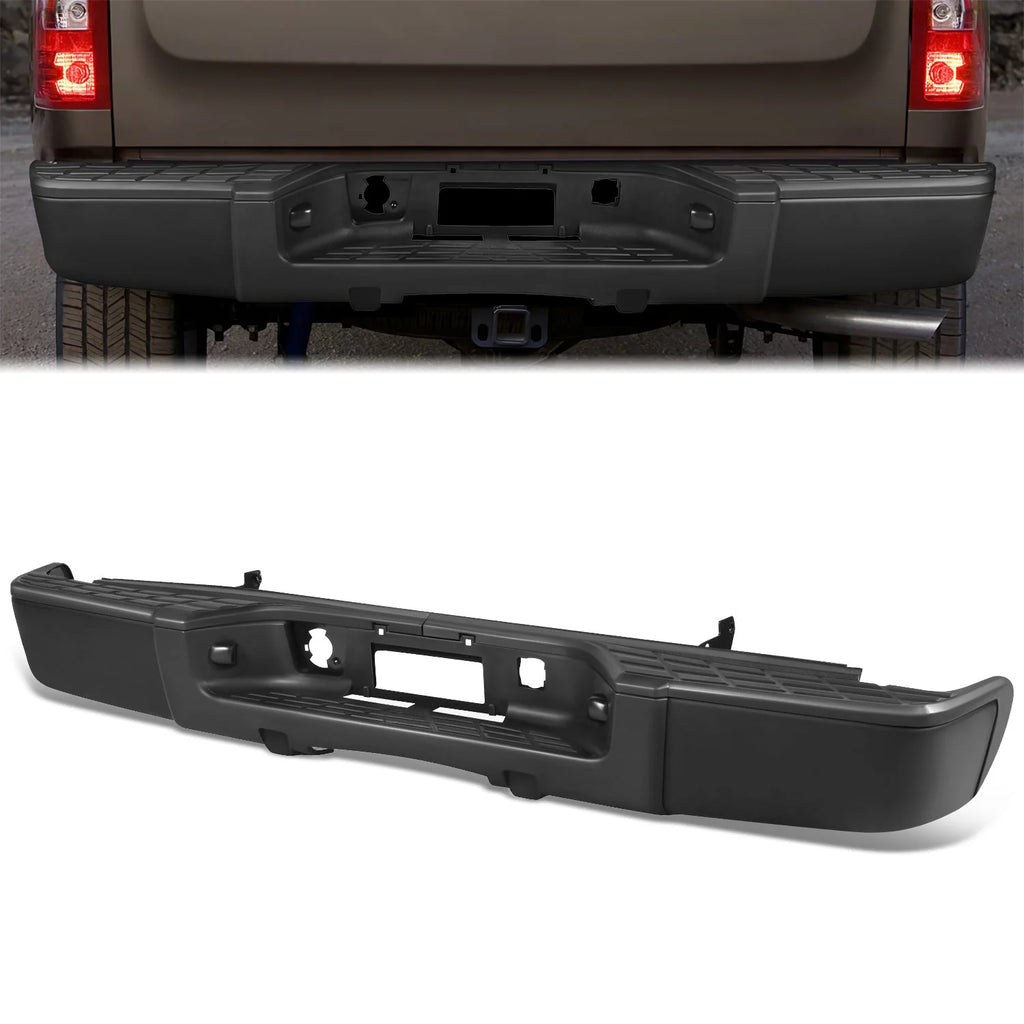 Rear Bumper w/o Parking Sensor Holes  07-13 Chevy/GMC Silverado Sierra 1500