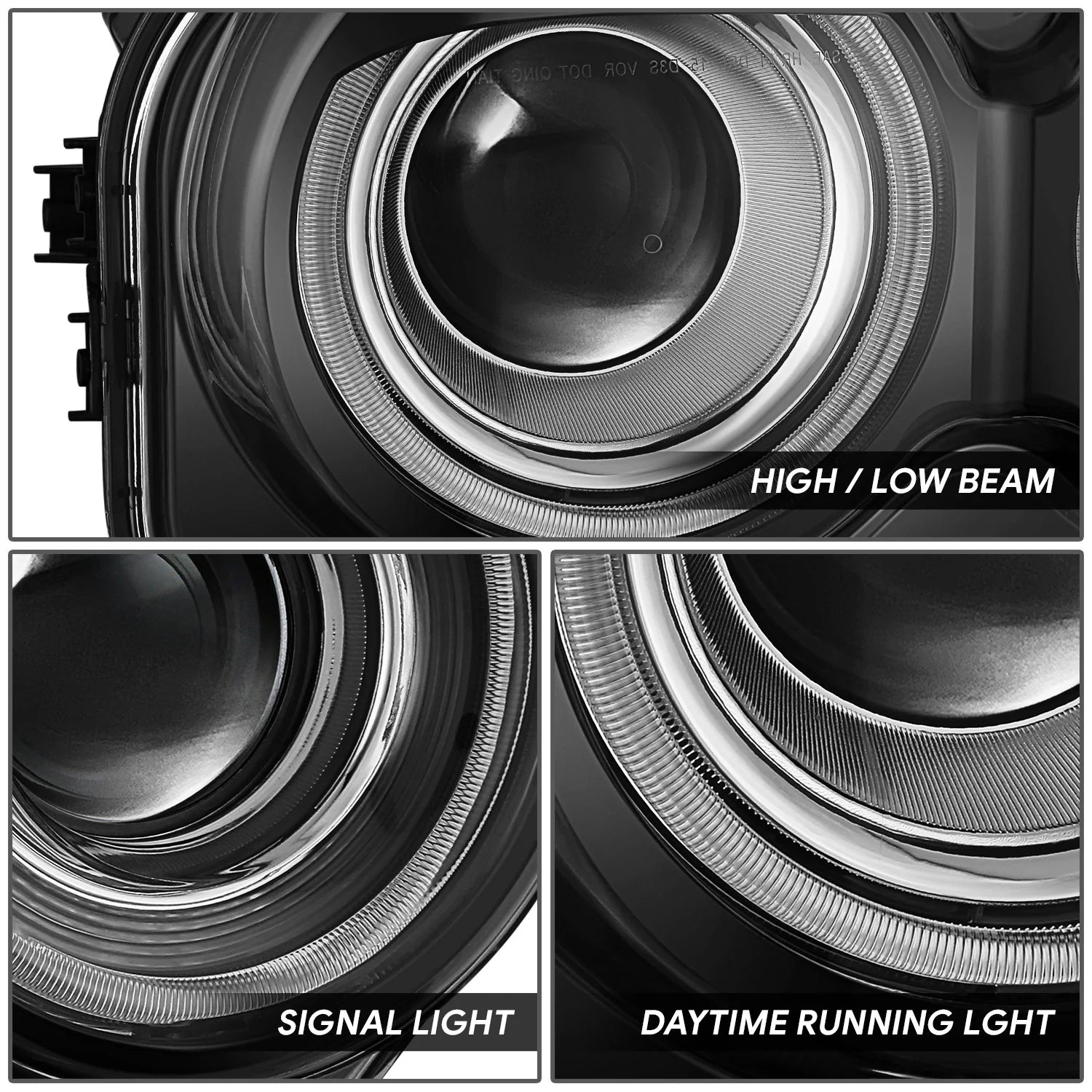 Factory Style Right Side Headlight15-23 Dodge Challenger