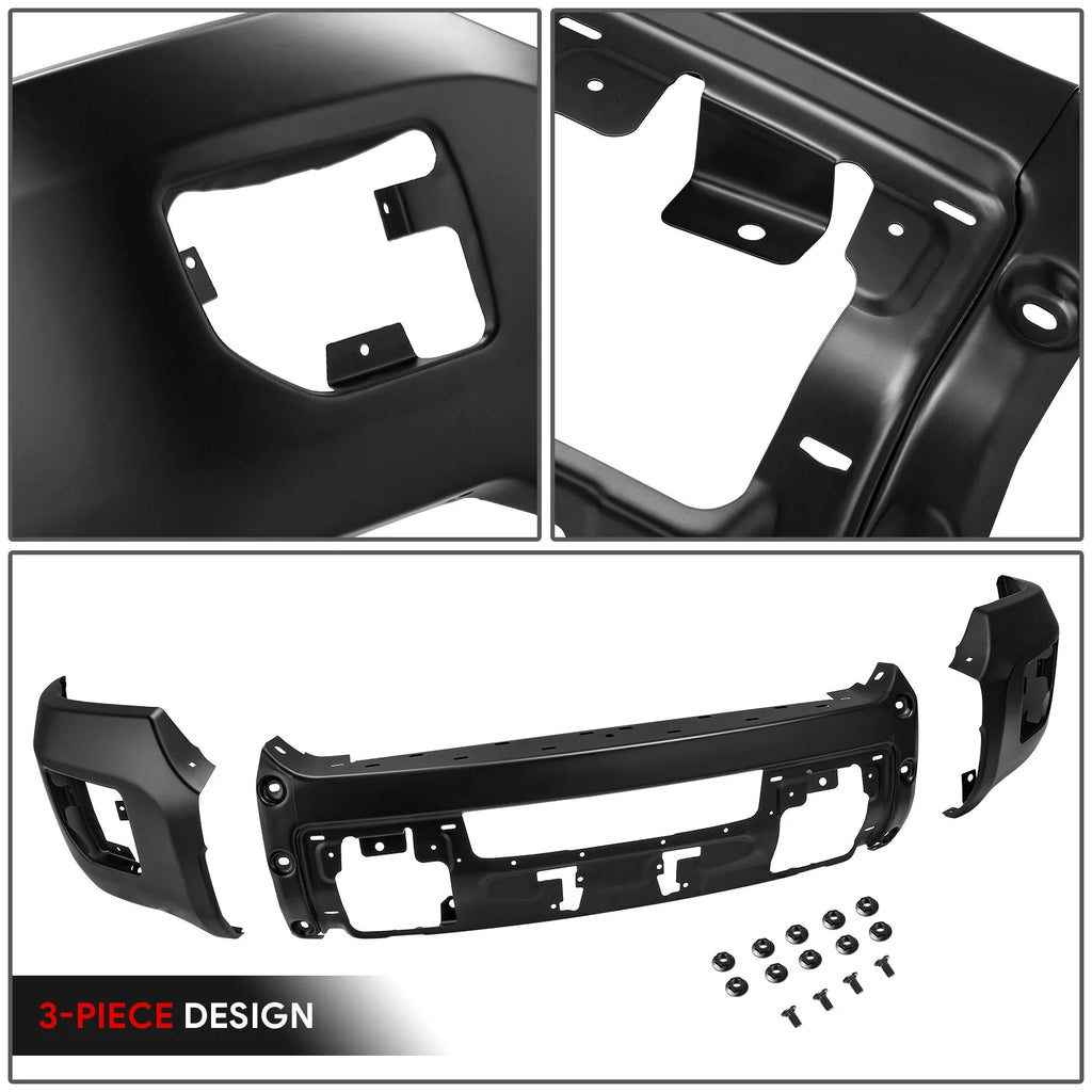 Modular Style Front Bumper w/o Parking Sensor Holes15-19 GMC Sierra 2500 3500 HD