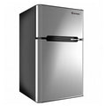2026 Costway Refrigerator Small Freezer Cooler Fridge Compact 3.2 cu ft. Unit, Grey