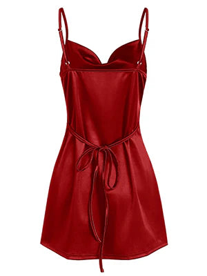 2026 Side Slit Satin Sexy Short Homecoming Dress