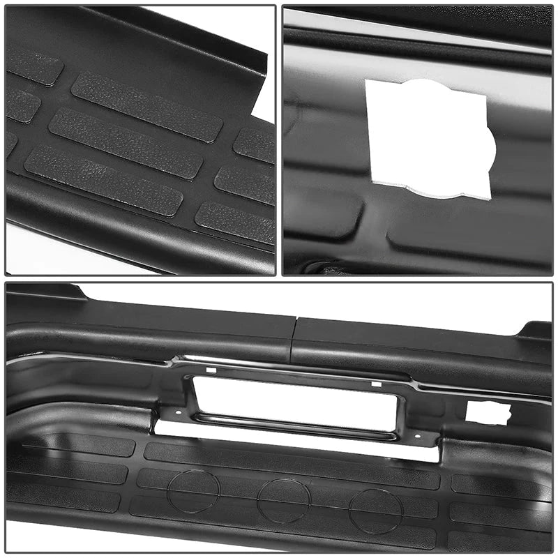 Rear Step Bumper w/o Parking Sensor Holes 01-07 Chevy Silverado GMC Sierra 2500HD 3500