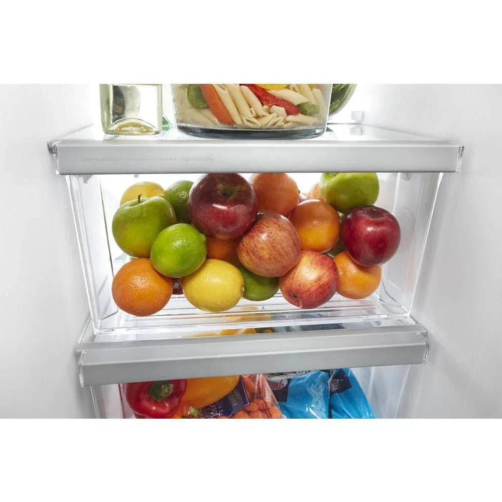 2026 36-inch wide side-by-side refrigerator – 24 cubic feet stainless steel