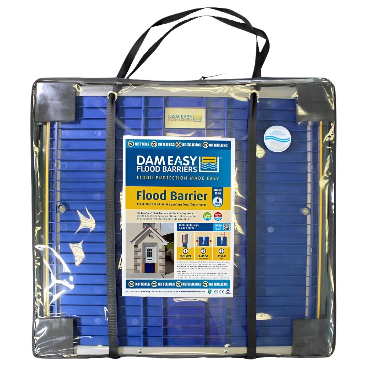 2026 Dam Easy Flood Barrier 30 in. H X 30 in. W X 2.75 in. L Flood Barrier 1 pk