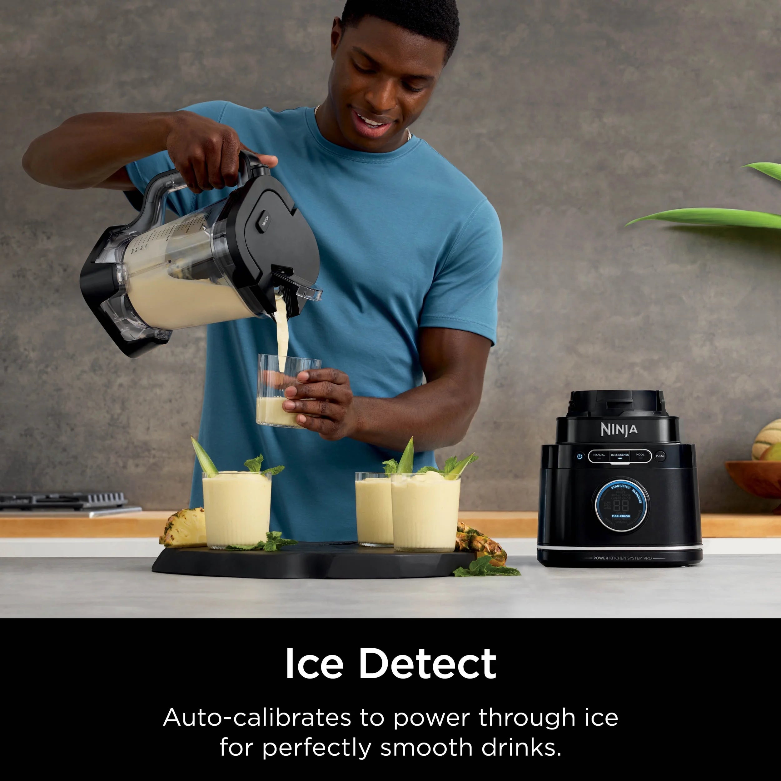 2026 Ninja Detect Kitchen System Power Blender + Processor with Blend Sense Technology, Silver, TB400