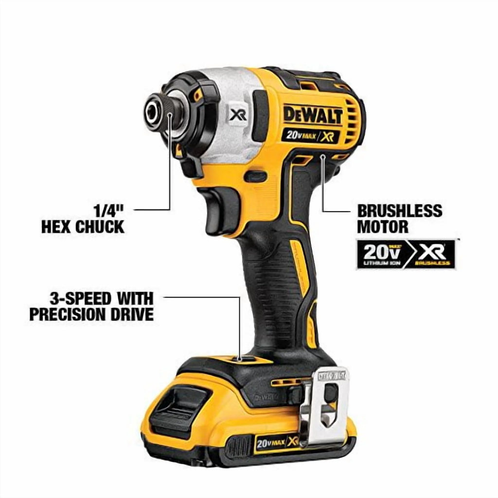 2026 https://www.walmart.com/ip/DEWALT-20V-MAX-XR-Impact-Driver-3-Speed-1-4-Inch-DCF887P1/462565314