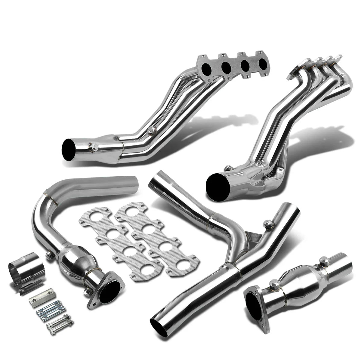 04-08 Ford F150 5.4L V8 2WD RWD 330 4-2-1 Long Tube Exhaust Header - Stainless Steel