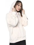 2026 Faux Fur Half-Zip Fleece Sweatshirt