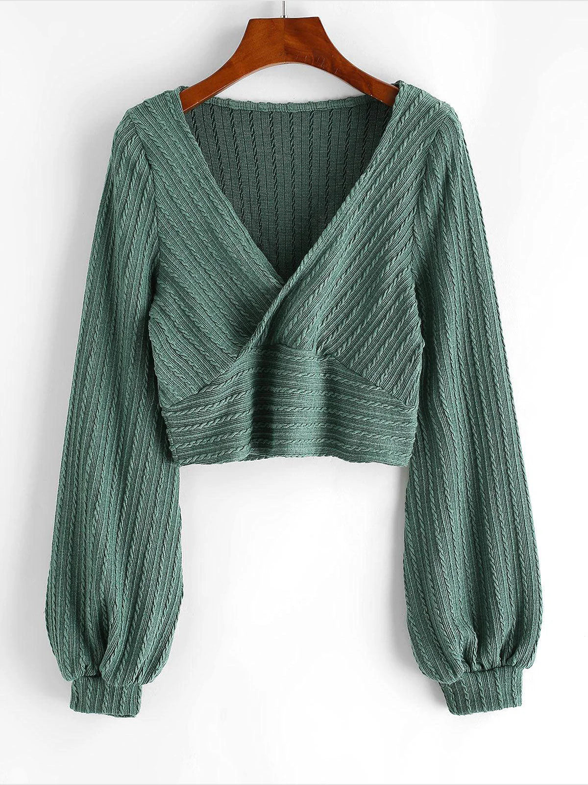 2026 Ribbed Knit Sweater