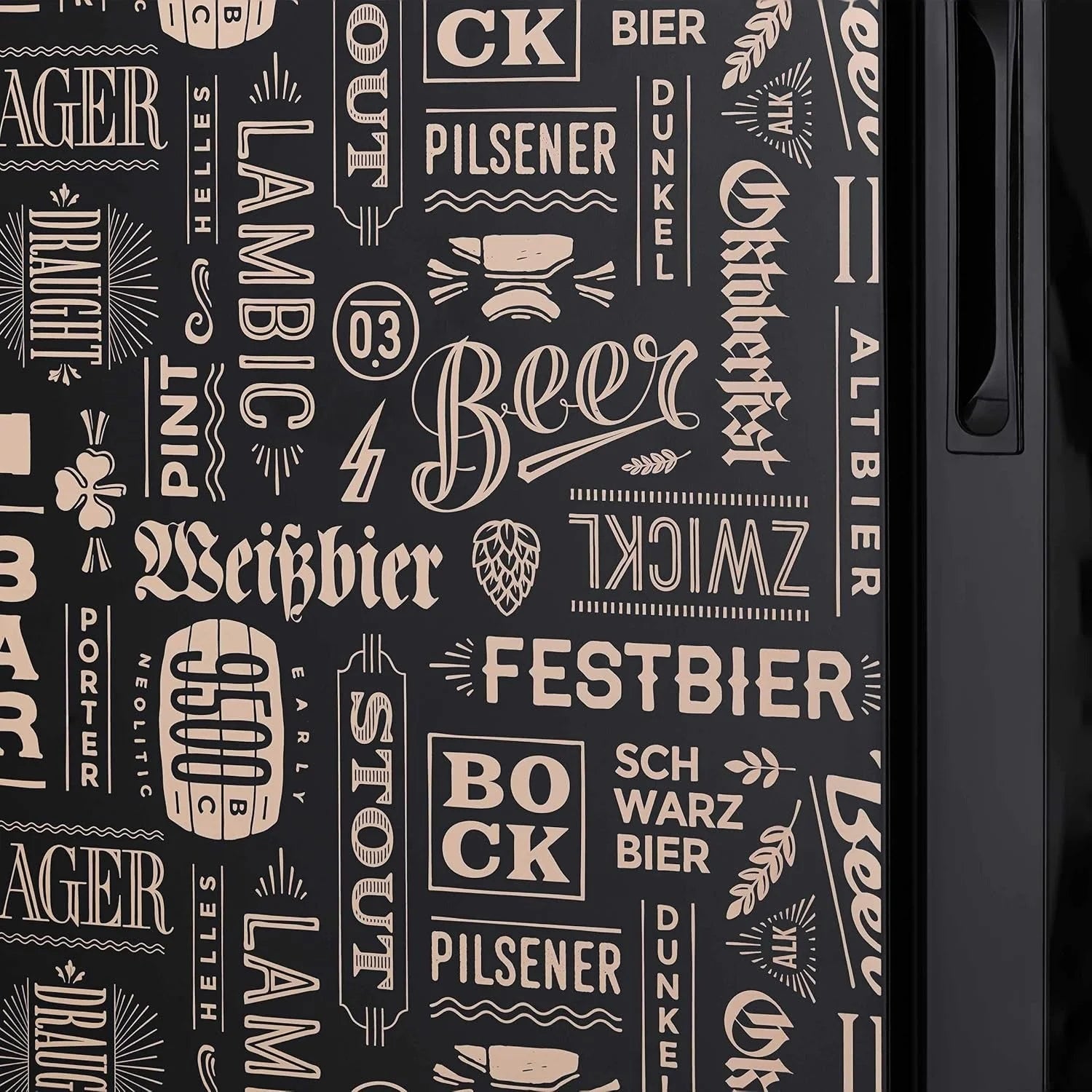 2026 Beverage Refrigerator Cooler | 126 Cans Free Standing with Right Hinge Glass Door | Mini Fridge Beverage Organizer Perfect For Beer, Wine, Soda, And Cooler Drinks