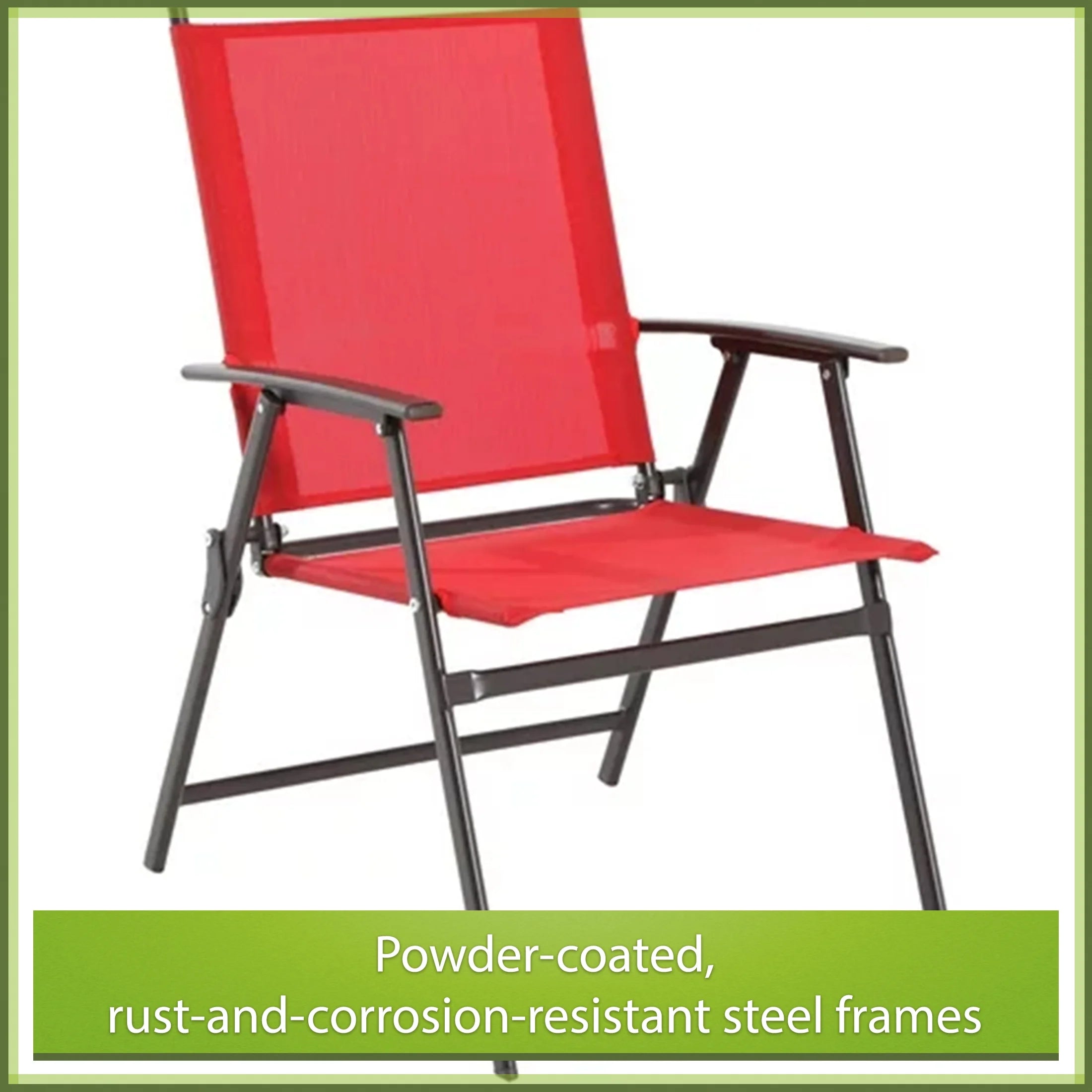 2026 Mainstays Albany Lane Steel 6-Piece Outdoor Patio Dining Set with Umbrella, Red