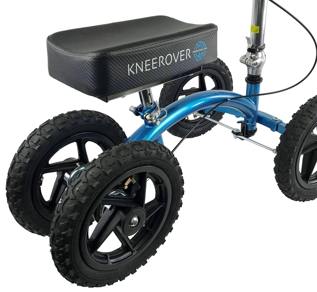 2026 New KneeRover Quad All Terrain Knee Walker in Metallic Blue