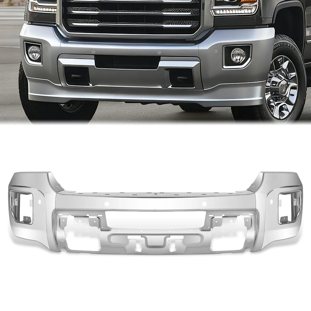 Modular Style Front Bumper w/ Parking Sensor Holes15-19 GMC Sierra 2500 3500 HD