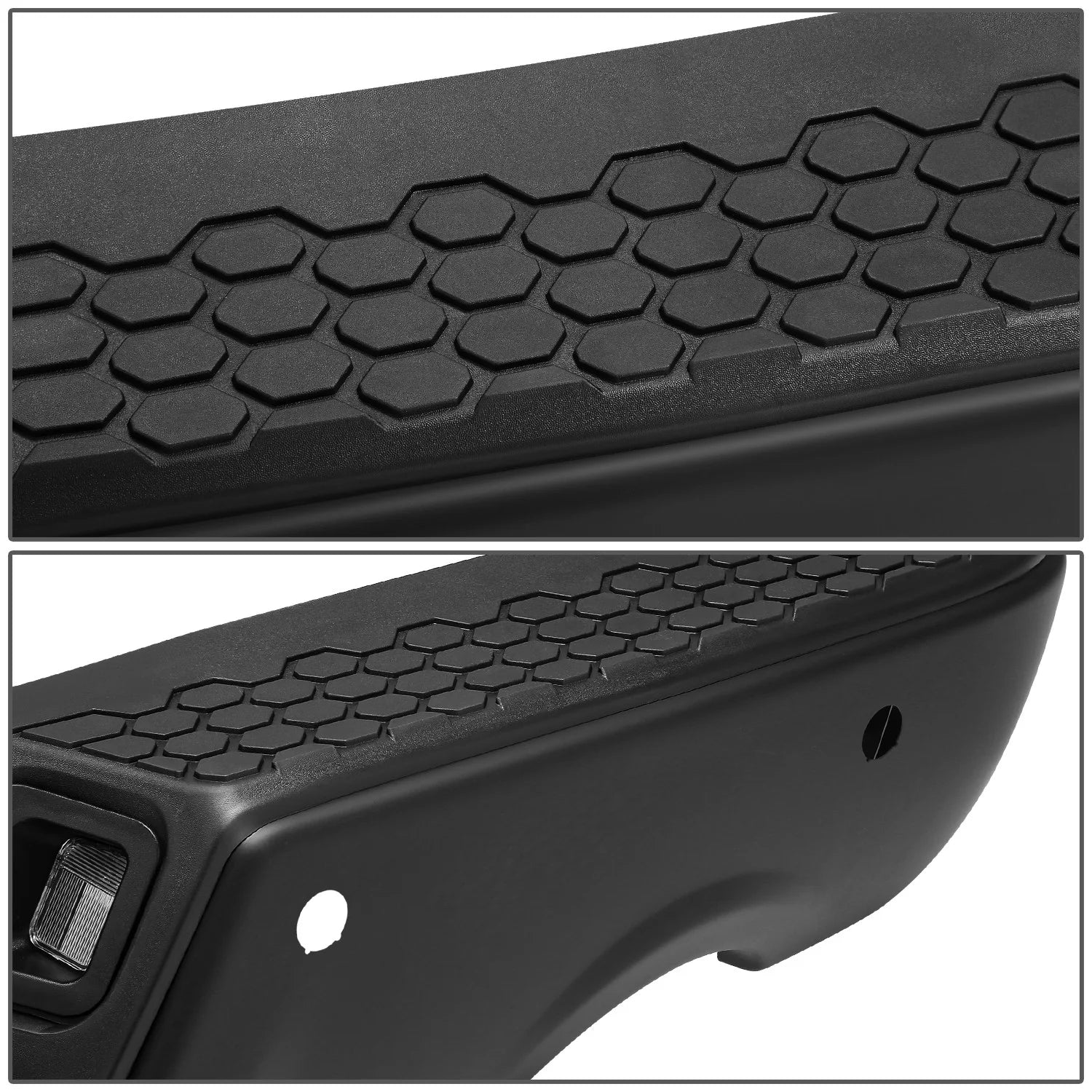 Modular Style Rear Step Bumper w/Dual Exhaust & Sensor Holes  09-19 Dodge Ram 1500