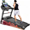 2026 Famistar Folding Treadmill for Home with 15 Levels Auto Incline, 300LB Capcity, 10MPH Fast Speed Controls