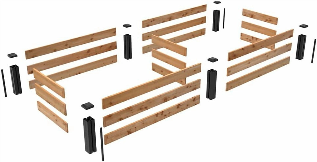 2026 Outdoor Essentials Haven 2 ft. x 8 ft. Natural Cedar Raised Garden Bed