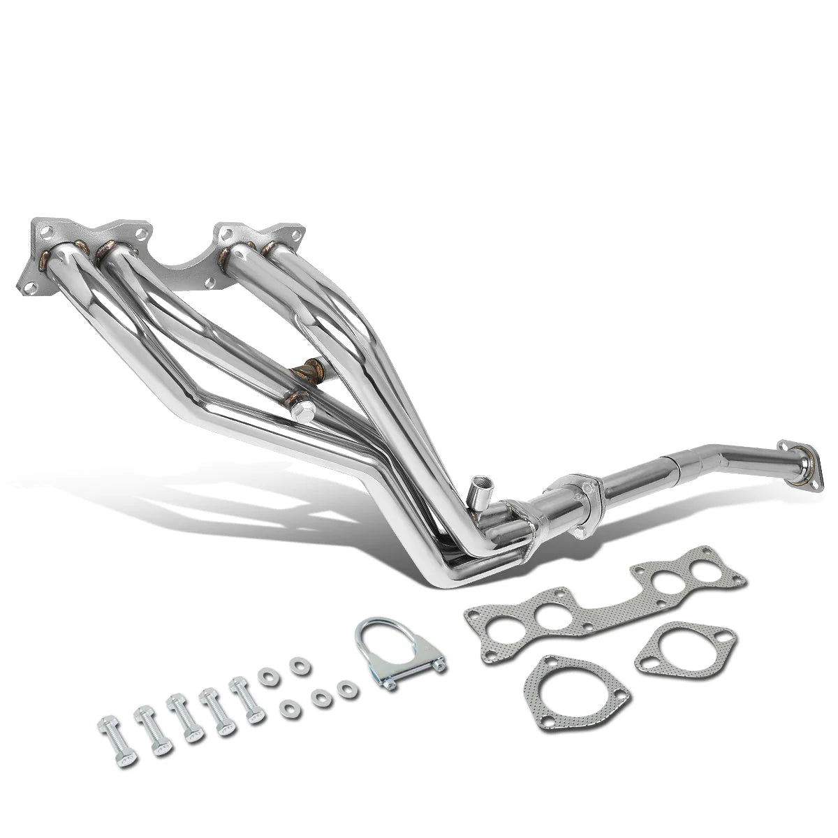 90-94 Nissan D21 2.4L Tri-Y Exhaust Header - Stainless Steel