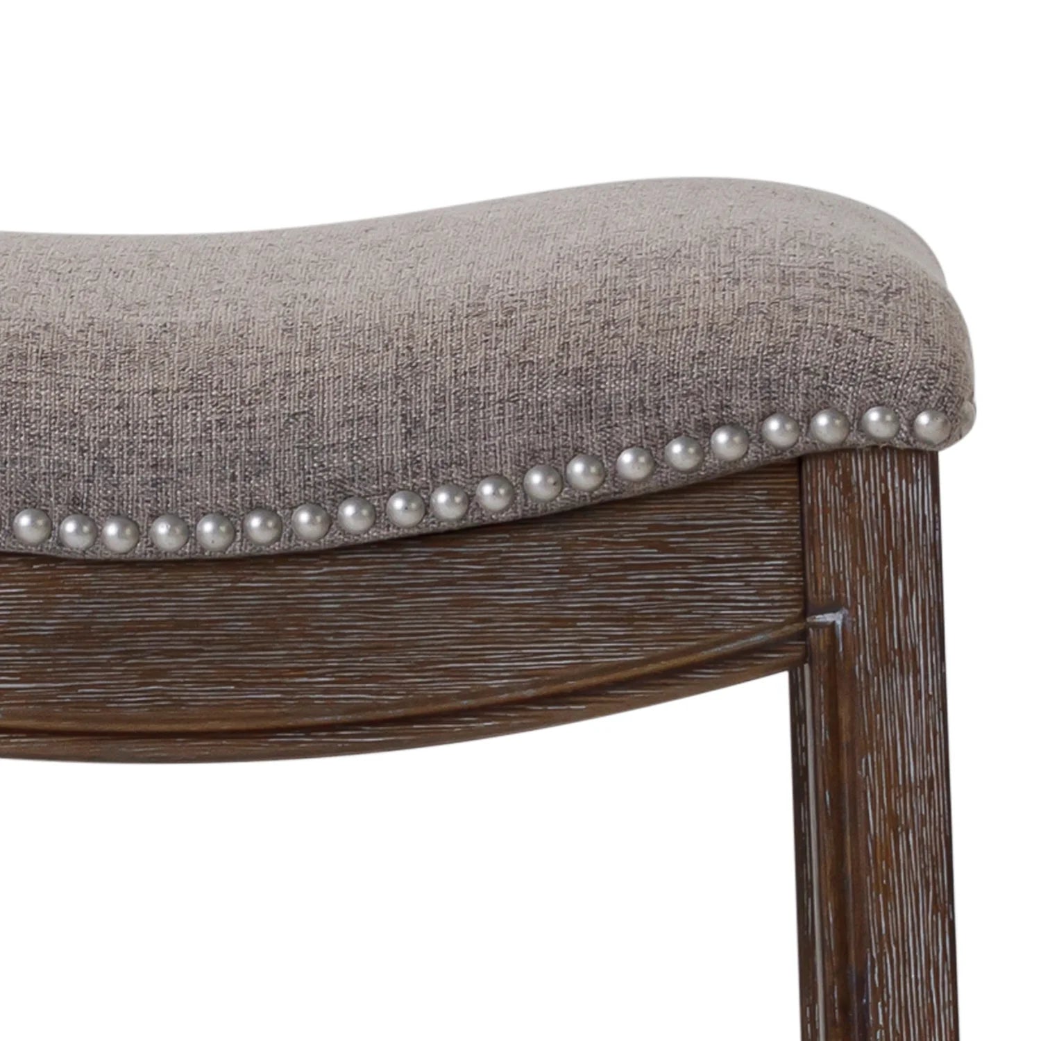 2026 New Ridge Home Goods 26" Saddle Wood Counter Height Stool Weathered Natural