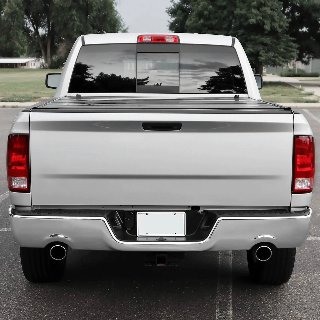 Modular Style Rear Step Bumper w/Dual Exhaust & License Plate Lights  09-19 Dodge Ram 1500 2500 3500
