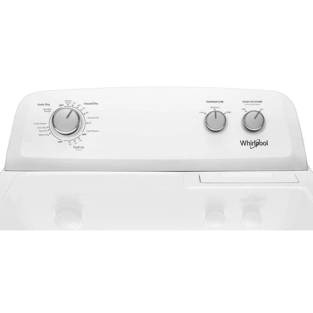 2026 Whirlpool 7.0 cubic foot (approx. 198 liters) clothes dryer, AutoDry™ system, Wrinkle Shield™, white