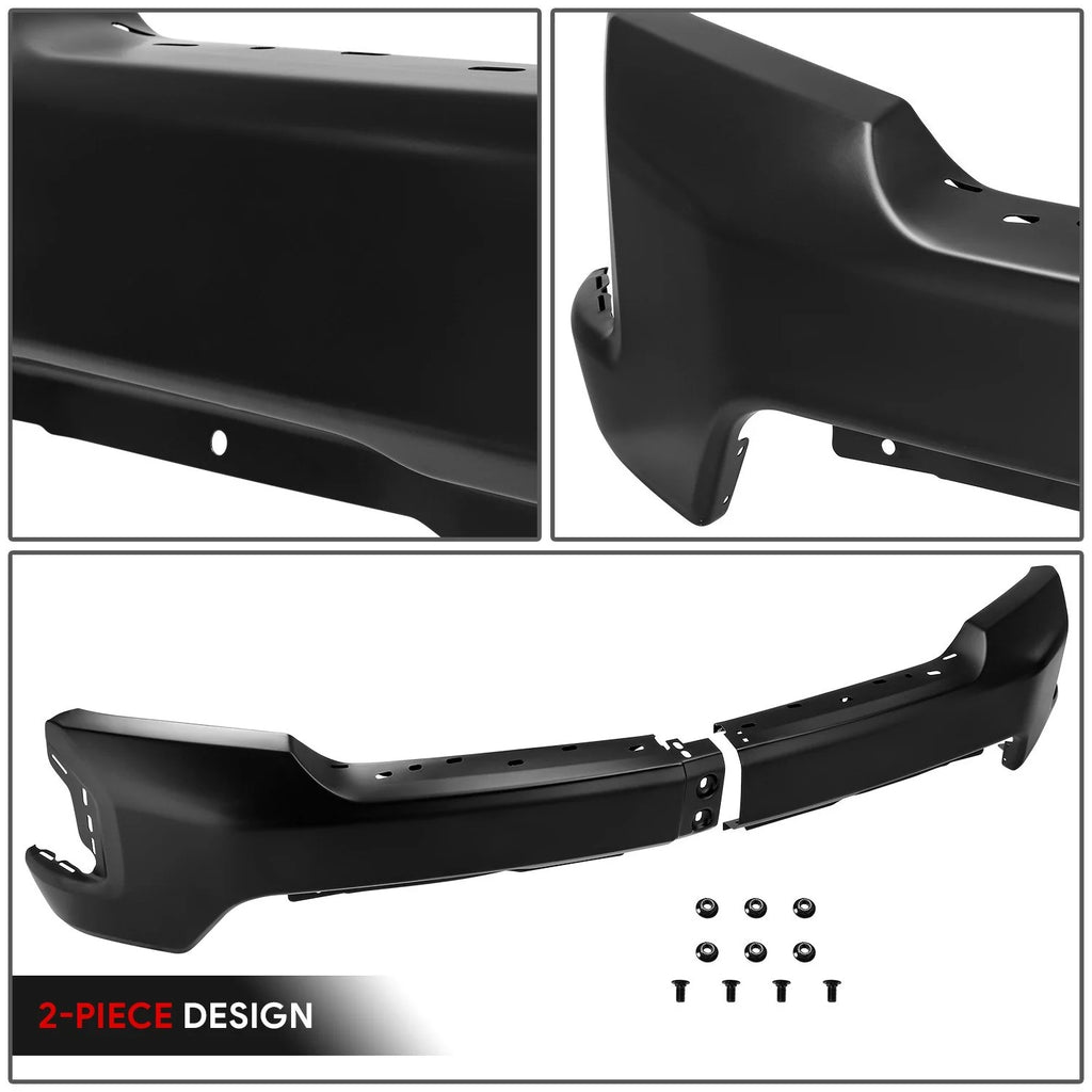 Modular Style Front Bumper w/o Parking Sensor Holes 19-21 Chevy Silverado 1500, 2022 LTD