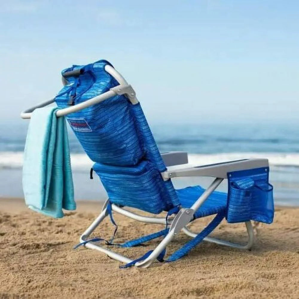 2026 Tommy Bahama Backpack Beach Chairs - (2 PACK Blue )