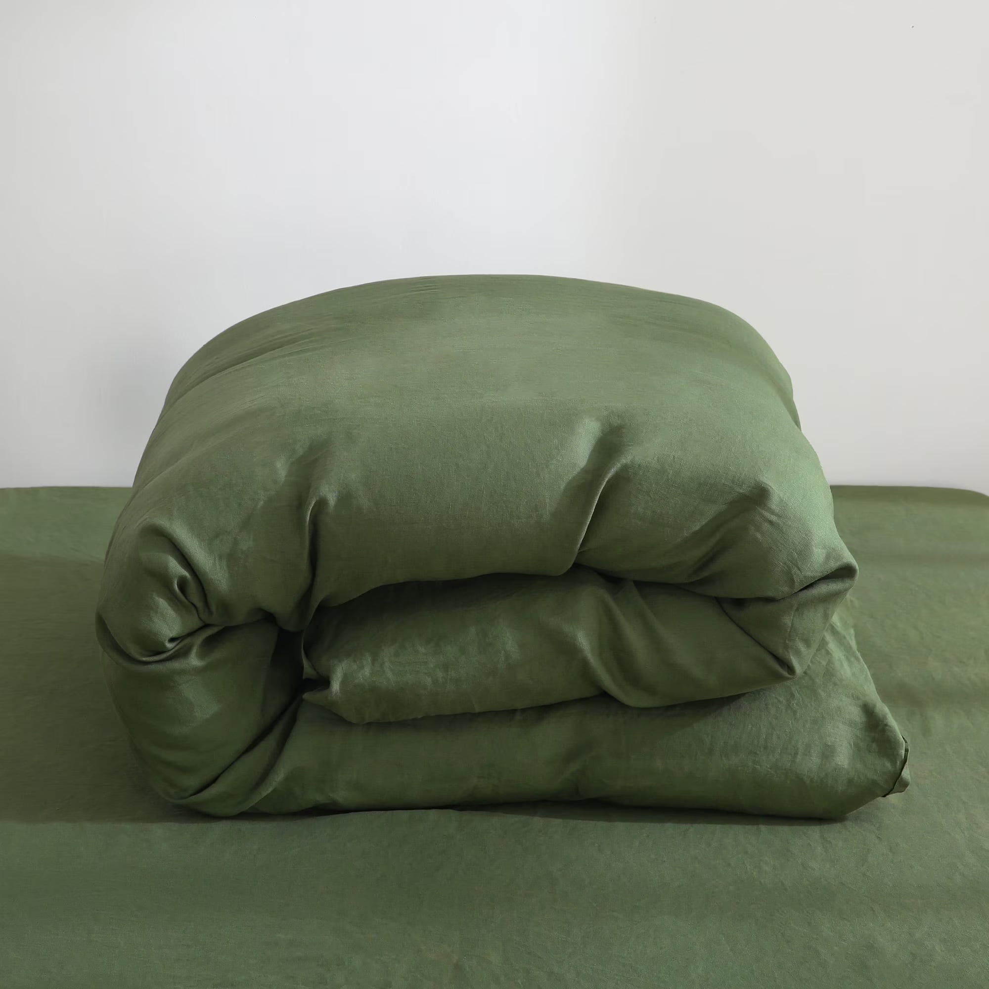 2026 100% Pure Linen Duvet Cover with Button Closure and Corner Ties Soft & Breathable - Natural Full/Queen