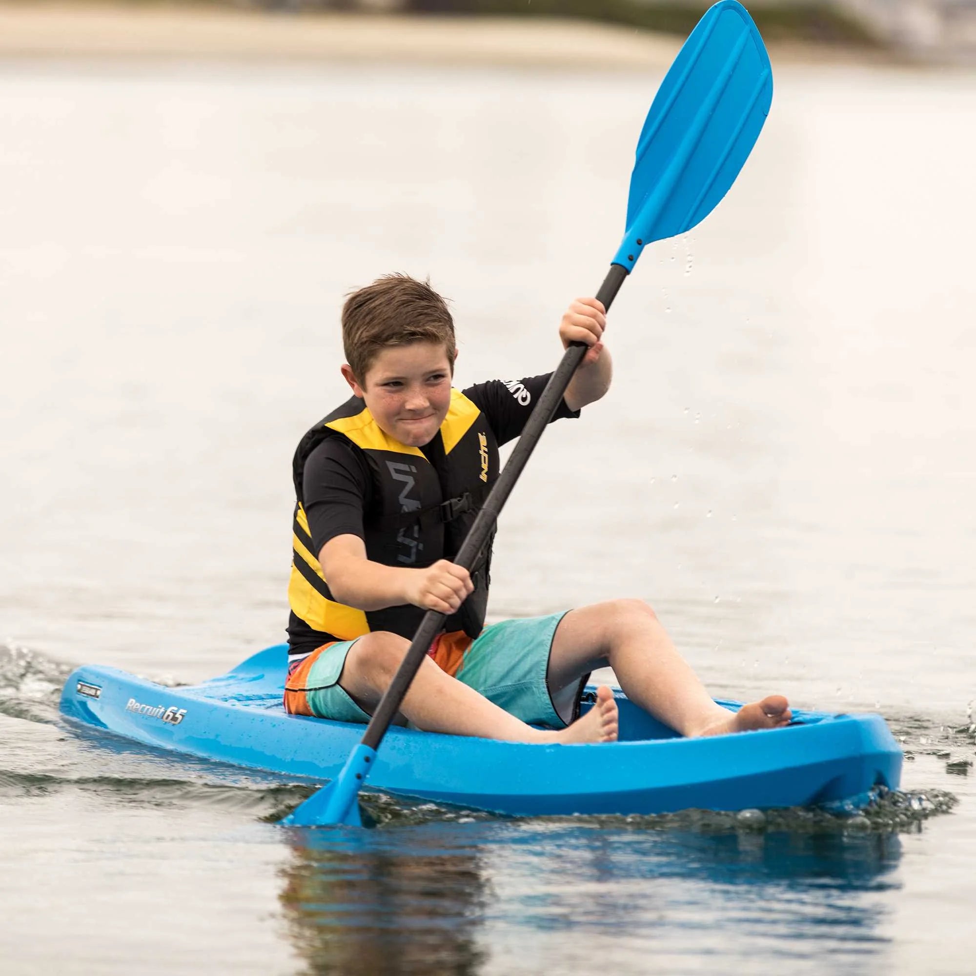 2026 Lifetime Recruit 6.5 ft Youth Sit-on-Top Kayak, Lime Green (90765)