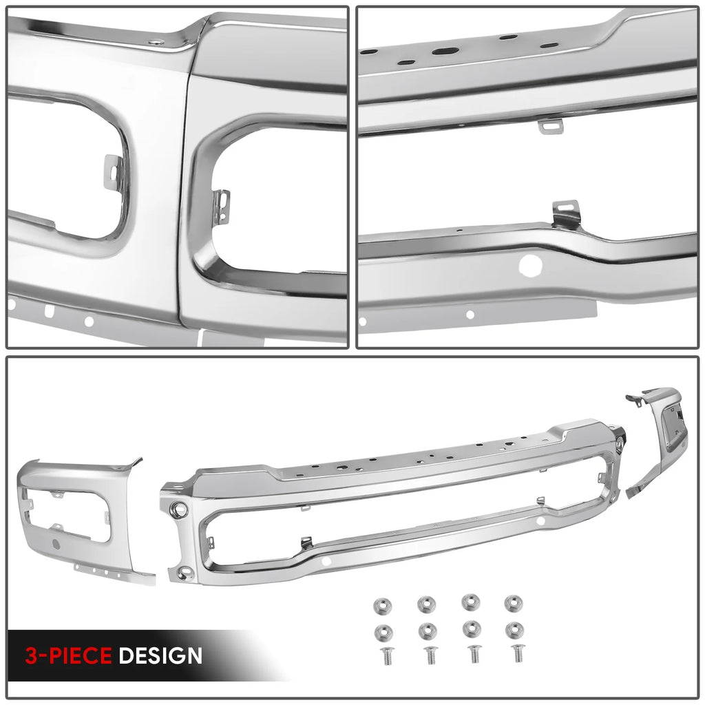 Modular Style Front Bumper w/ Parking Sensor Holes 23-25 Ford F-250 F350 Super Duty