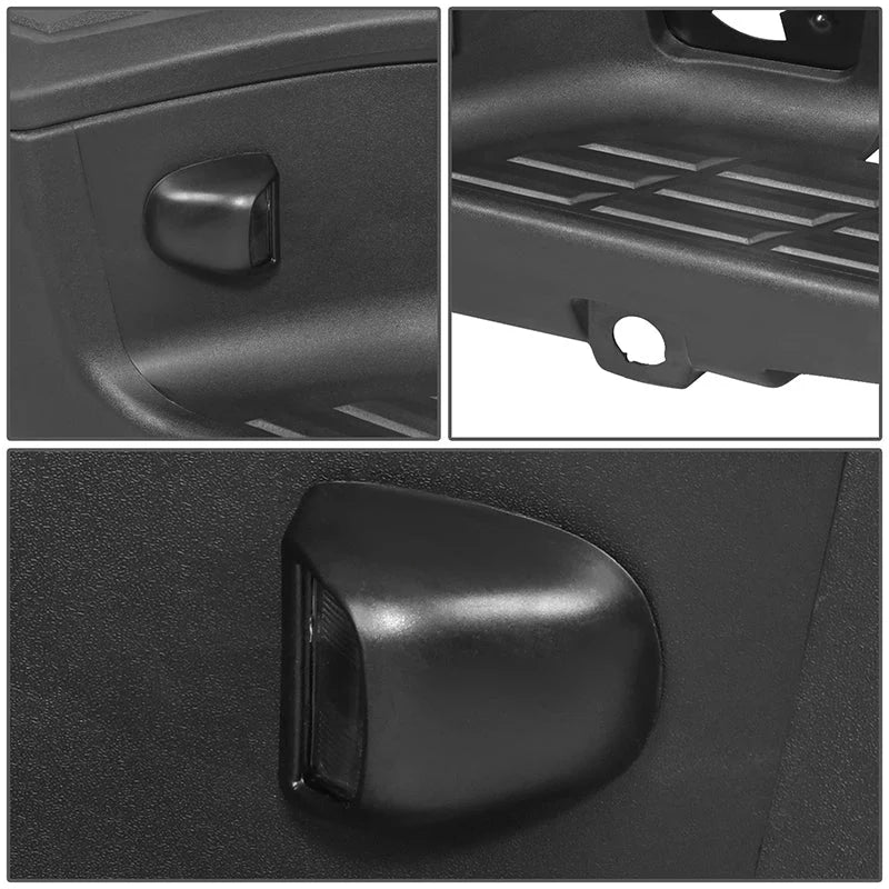 Rear Step Bumper w/Sensor Holes & Plate Lights  07-13 Chevy/GMC Silverado Sierra 1500
